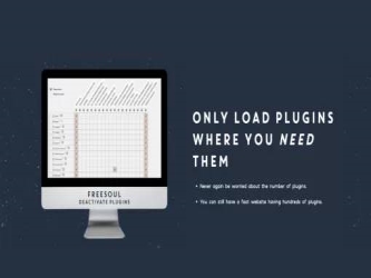 Wtyczka Freesoul Deactivate Plugins Pro
