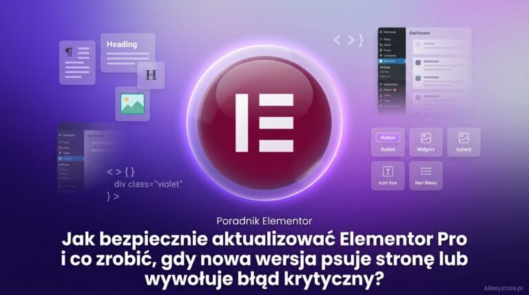 Jak bezpiecznie aktualizować Elementor Pro i co zrobić, gdy nowa wersja psuje stronę lub wywołuje błąd krytyczny? Jak bezpiecznie aktualizować Elementor Pro i co zrobić, gdy nowa wersja psuje stronę lub wywołuje błąd krytyczny?