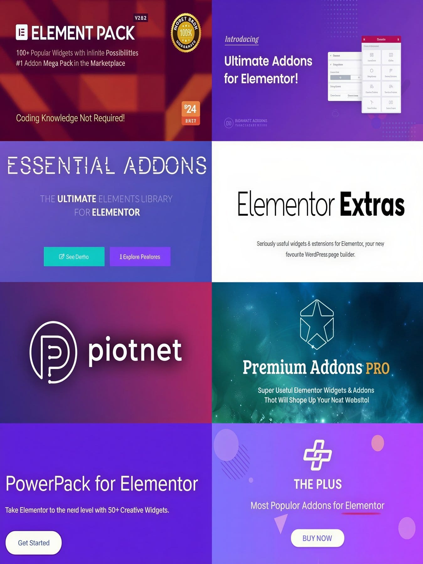 Pakiet Elementor Pro + 8 Wtyczek Premium! Pakiet Elementor Pro + 8 Wtyczek Premium!