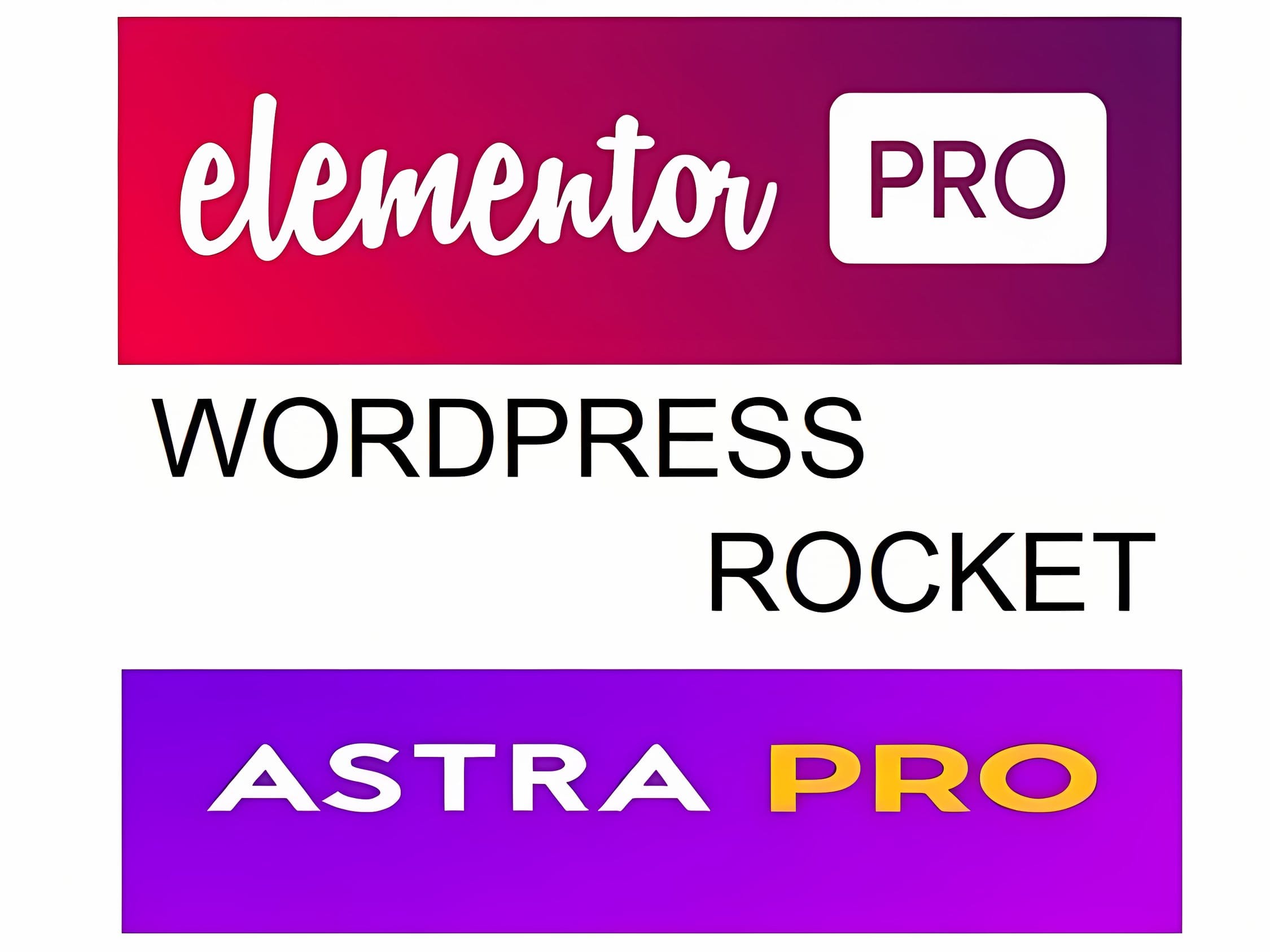 Pakiet Wtyczka Elementor Pro + WP Rocket + Astra Pro Pakiet Wtyczka Elementor Pro + WP Rocket + Astra Pro
