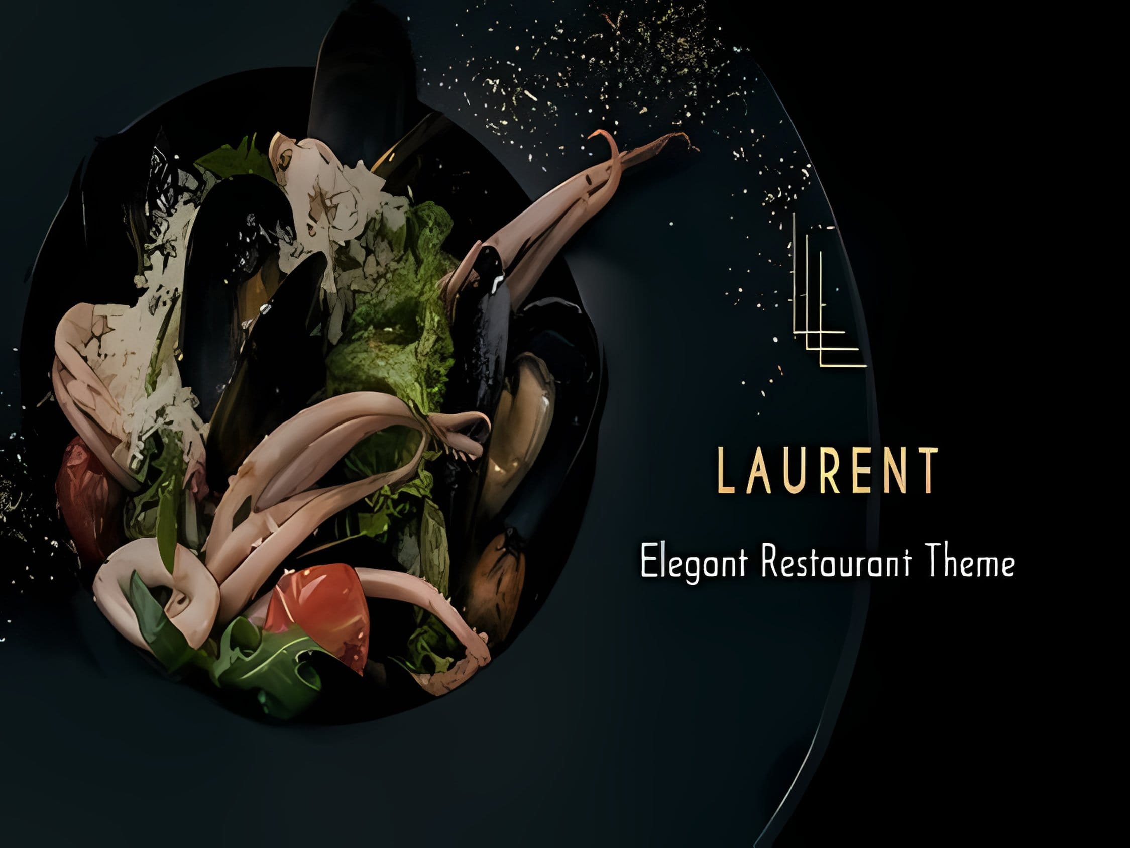 Szablon Laurent Elegant Restaurant Theme Szablon Laurent Elegant Restaurant Theme
