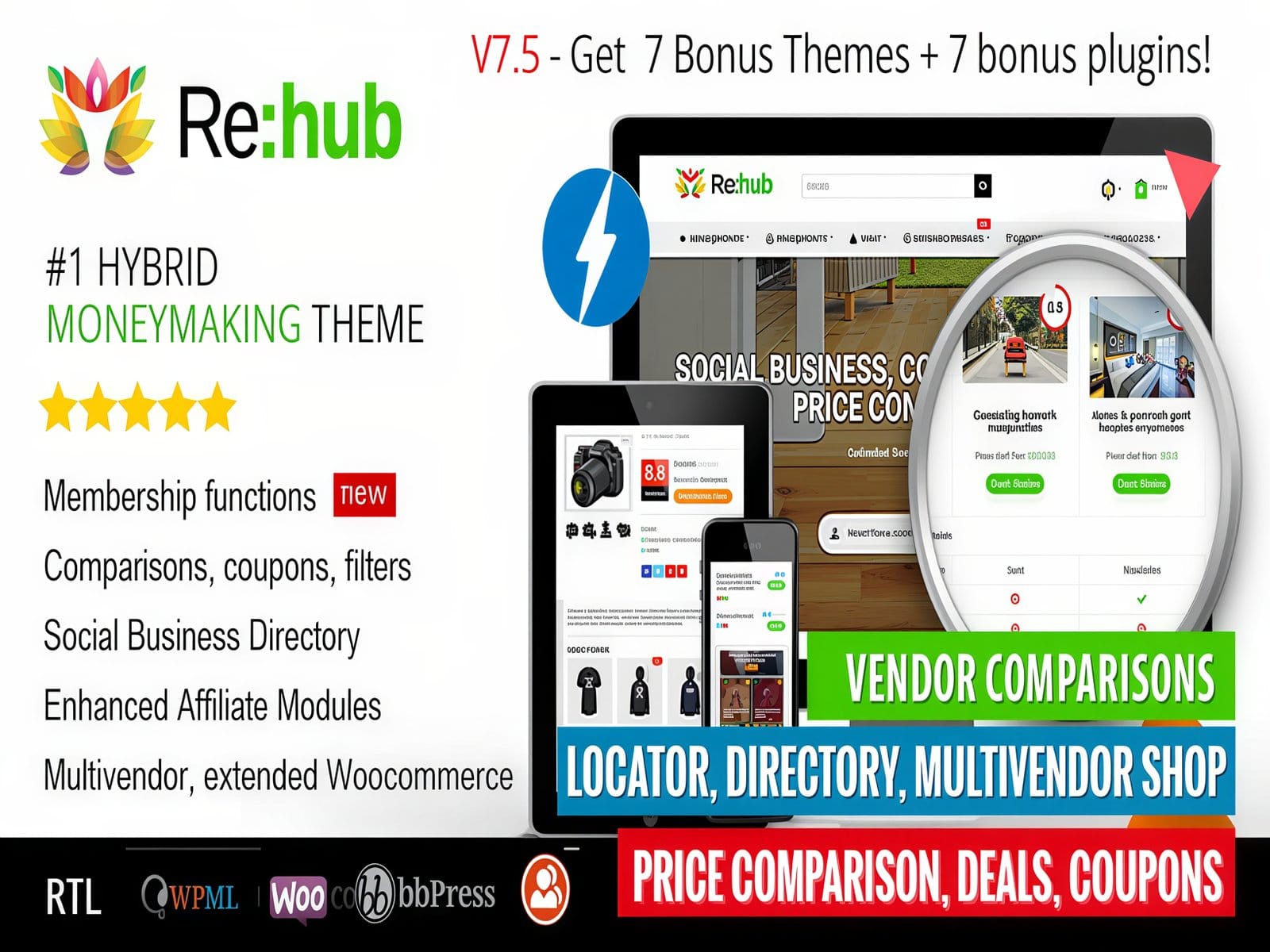 Szablon REHub WordPress Theme Szablon REHub WordPress Theme