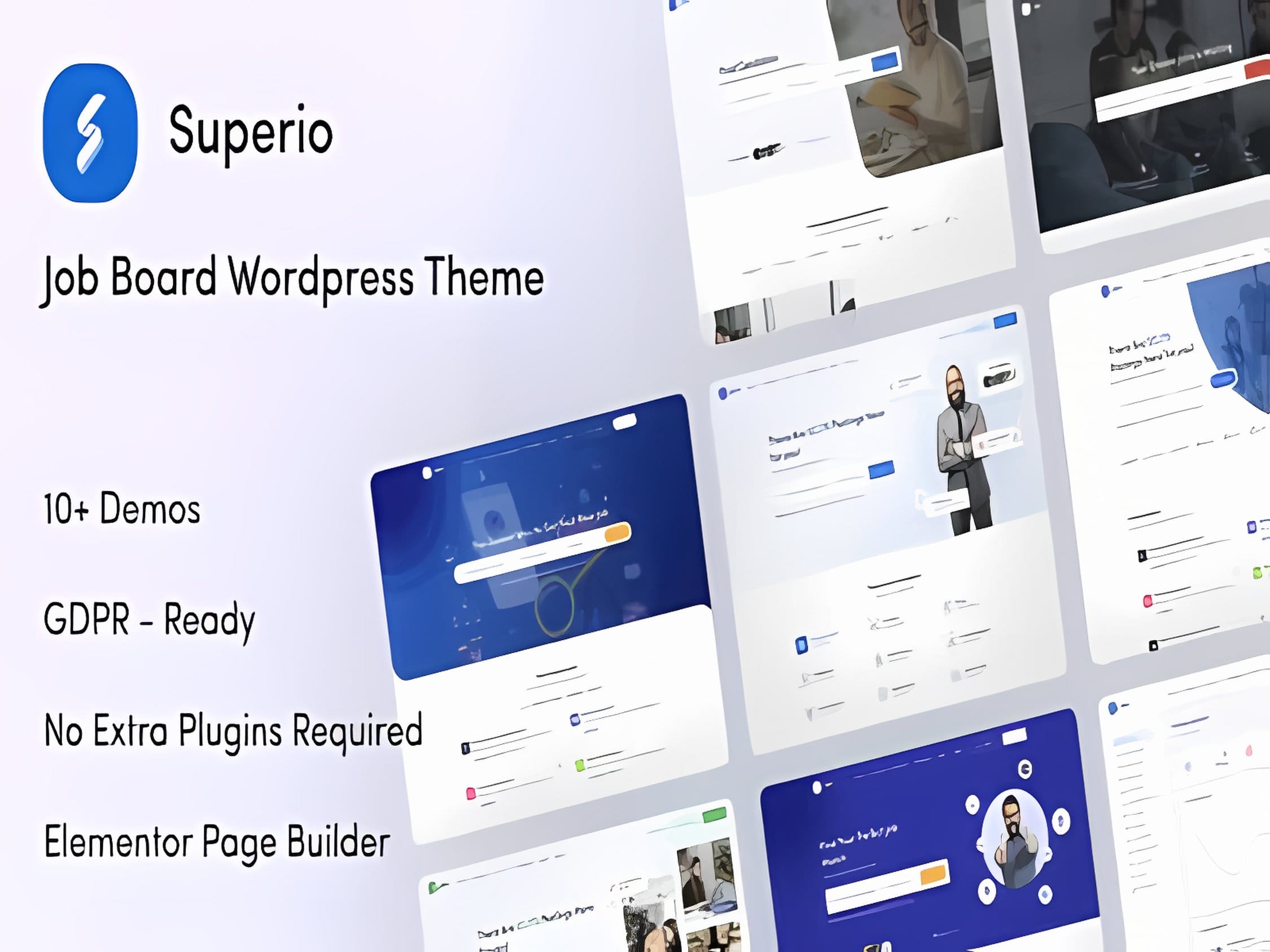 Szablon Superio Job Search WordPress Theme Szablon Superio Job Search WordPress Theme