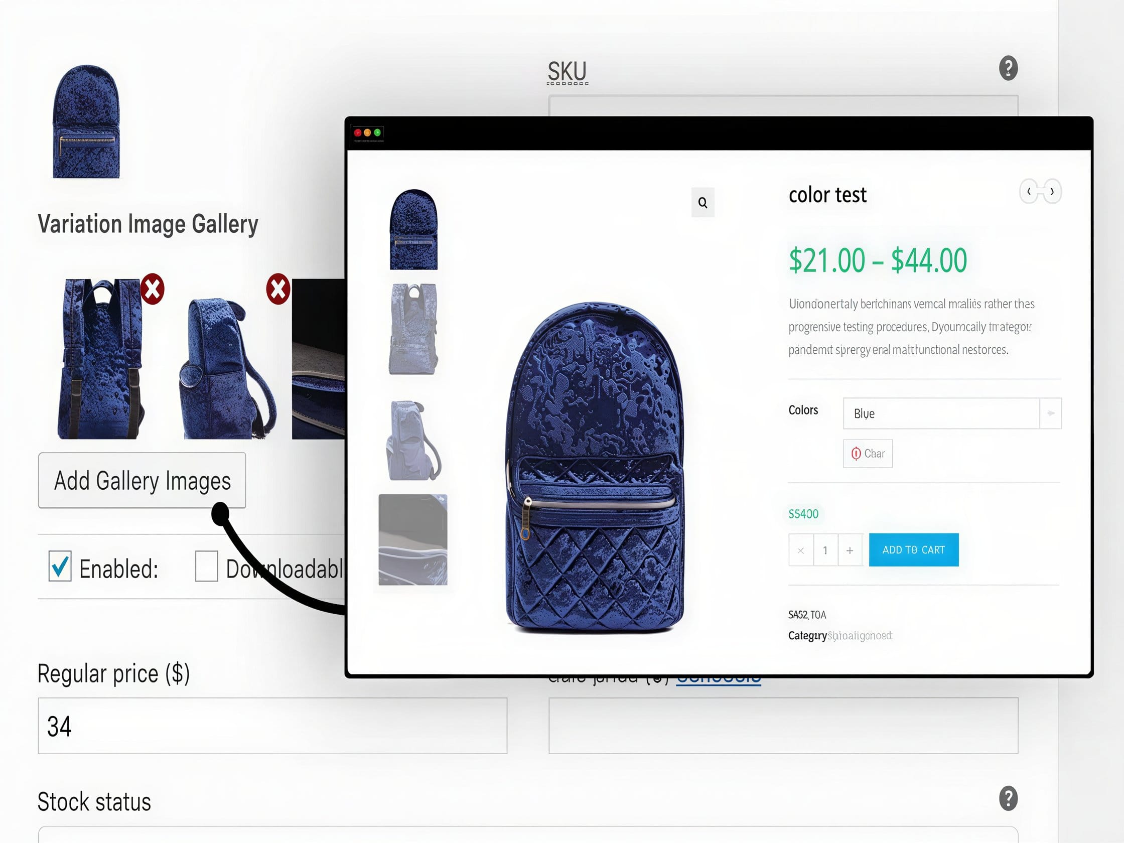 Wtyczka Additional Variation Images Gallery For WooCommerce Wtyczka Additional Variation Images Gallery For WooCommerce