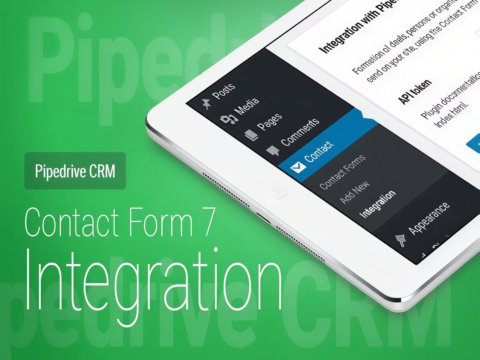 Wtyczka Contact Form 7 Pipedrive CRM Integration Wtyczka Contact Form 7 Pipedrive CRM Integration