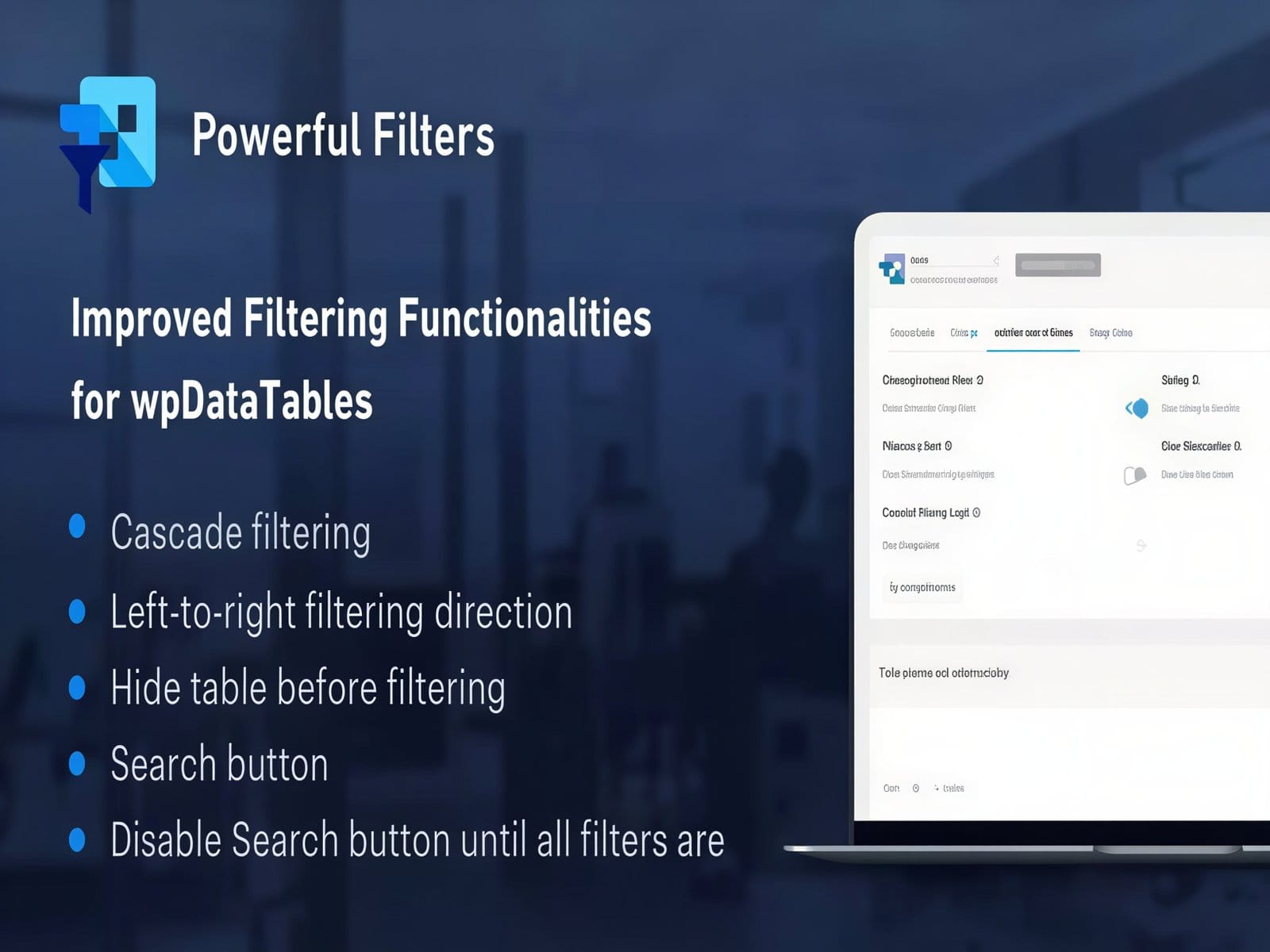 Wtyczka Powerful Filters for wpDataTables Wtyczka Powerful Filters for wpDataTables