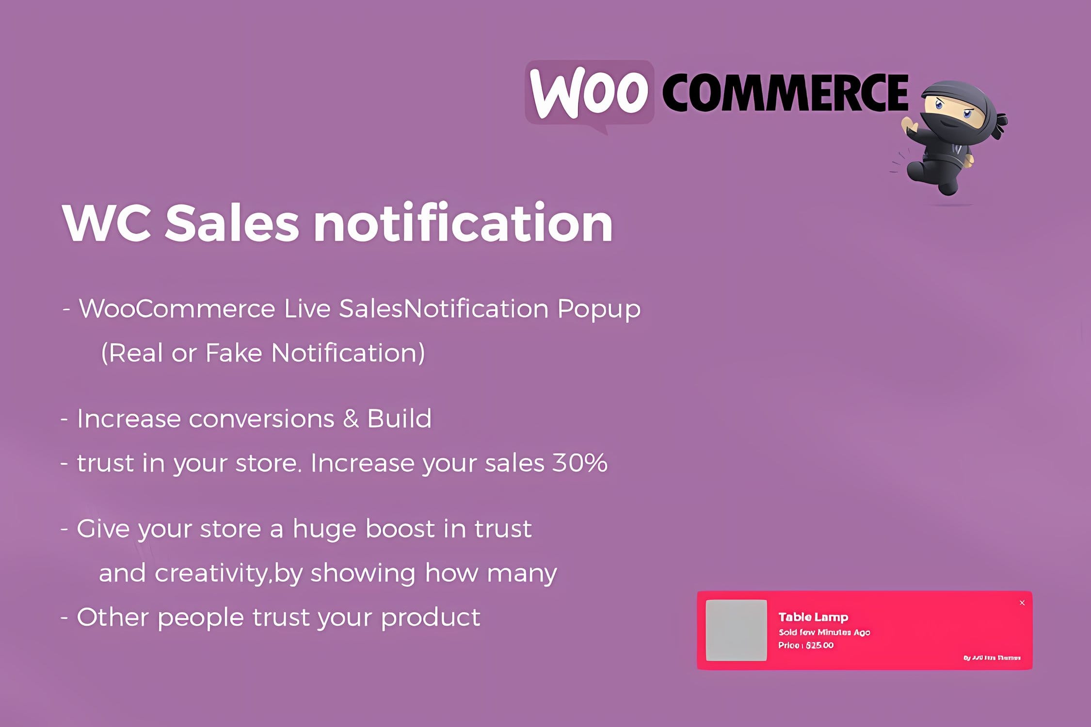 Wtyczka WooCommerce Live Sales Notification Pro