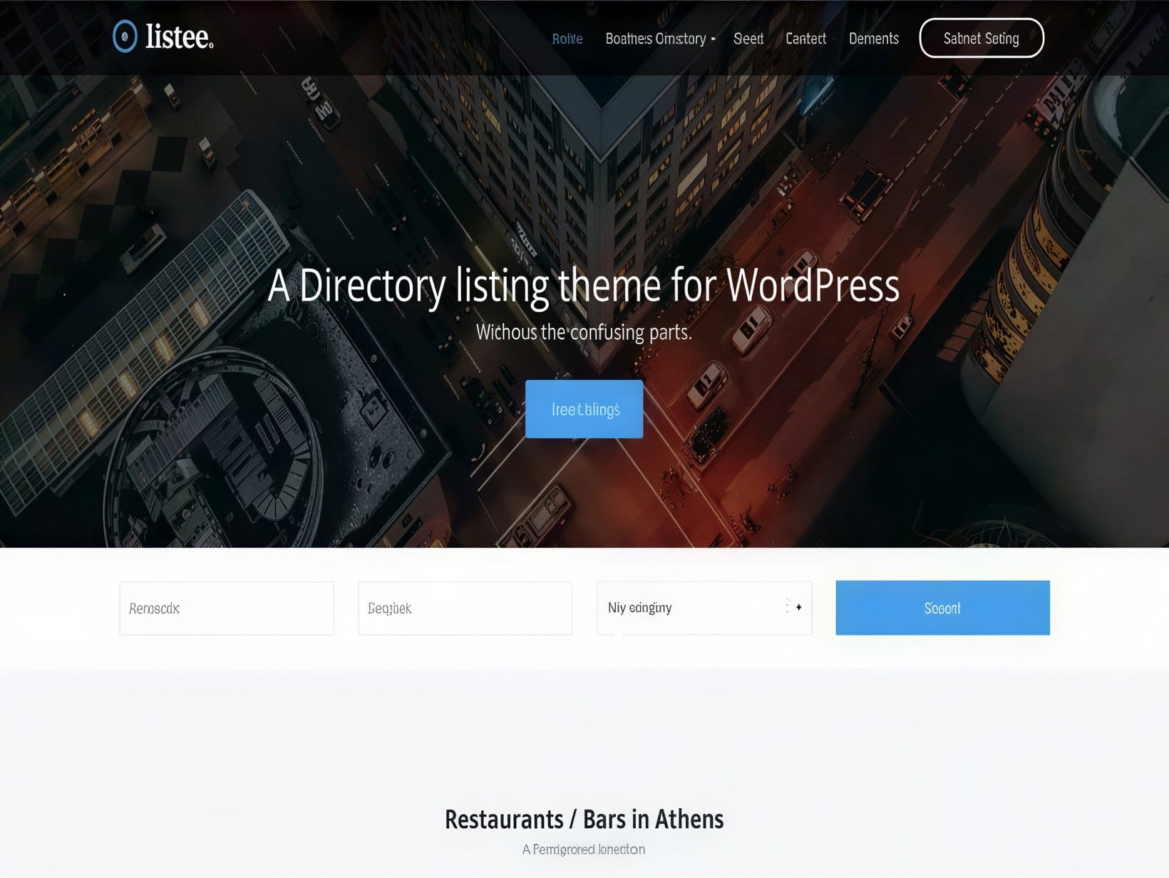 Szablon CSS Igniter Listee Classified Ads and Listing Directory WordPress