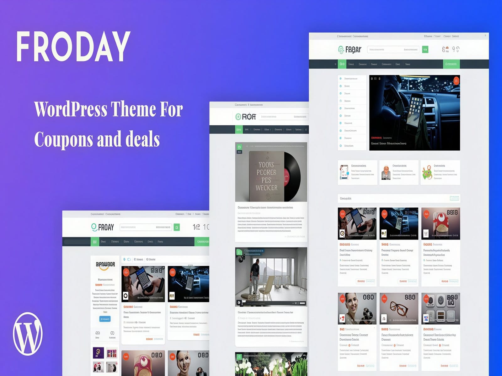 Szablon Froday – Coupons and Deals WordPress Theme Szablon Froday – Coupons and Deals WordPress Theme
