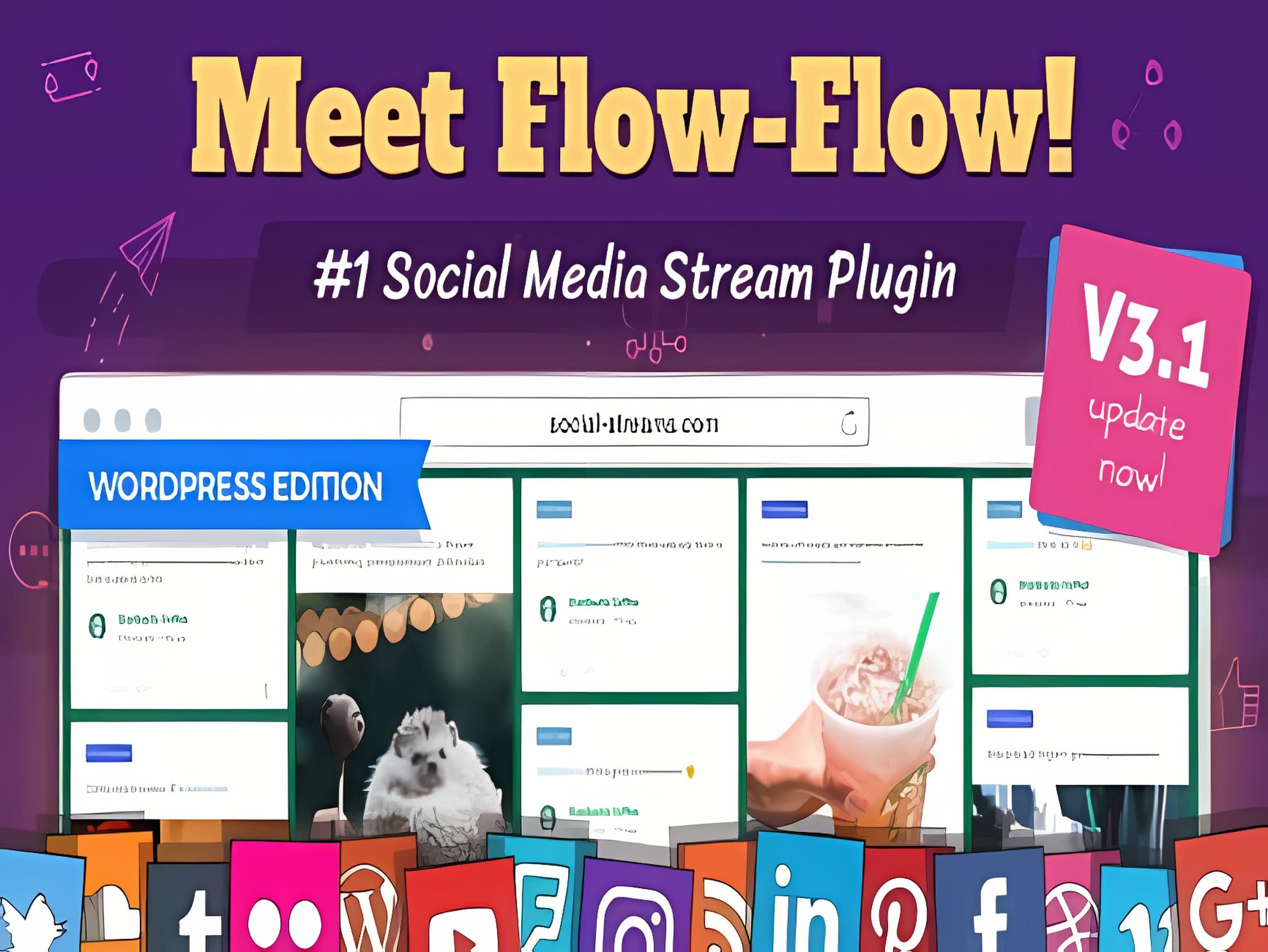 Wtyczka Flow-Flow – WordPress Social Stream Plugin Wtyczka Flow-Flow – WordPress Social Stream Plugin