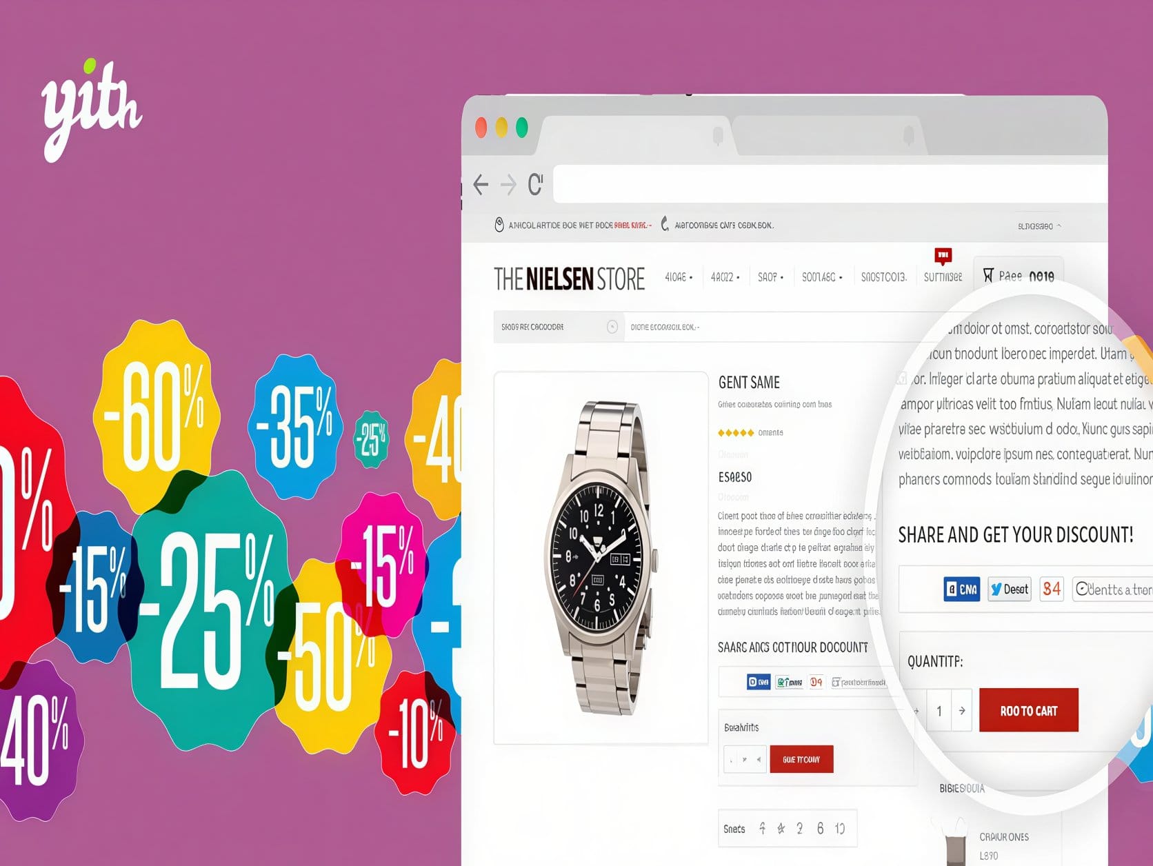 Wtyczka YITH WooCommerce Share For Discount Premium Wtyczka YITH WooCommerce Share For Discount Premium