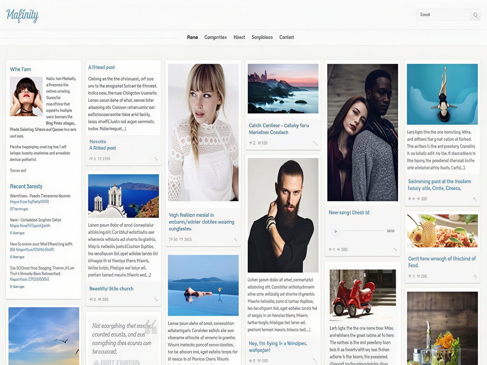 Szablon CSS Igniter Pinfinity WordPress Theme Szablon CSS Igniter Pinfinity WordPress Theme