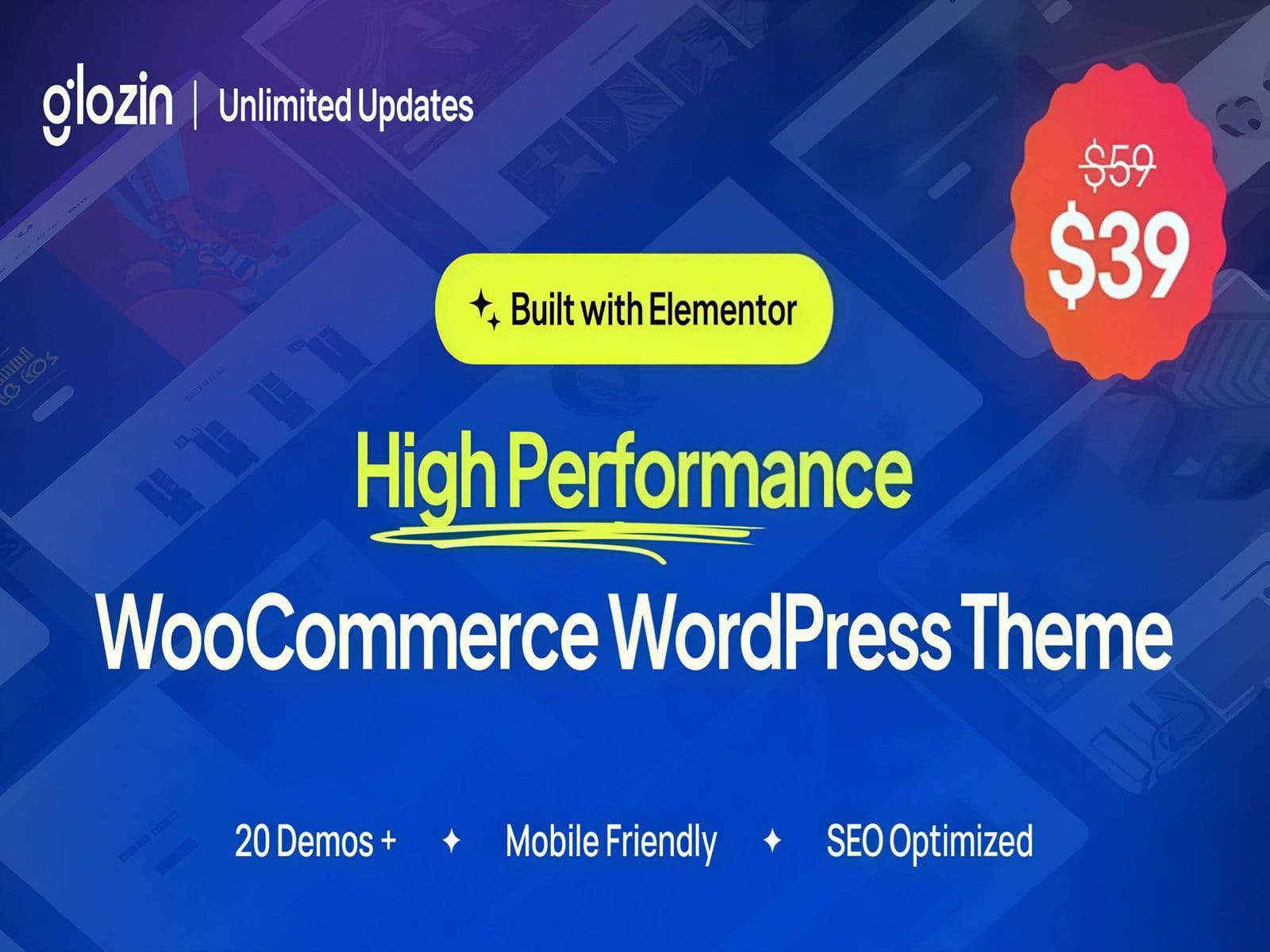 Szablon Glozin Multipurpose WooCommerce WordPress Theme